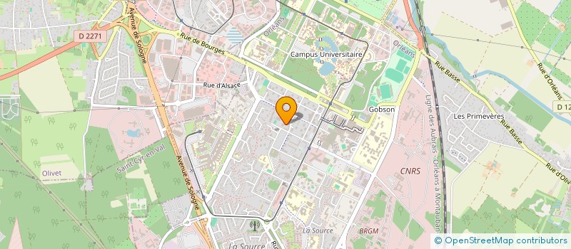 localisation de l'entreprise HORIZON 45 à ORLEANS