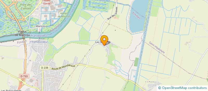 localisation de l'entreprise HORIZON  ECHILLAIS