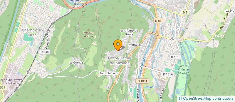 localisation de l'entreprise HORIZON 465  NOTRE-DAME-DE-MESAGE