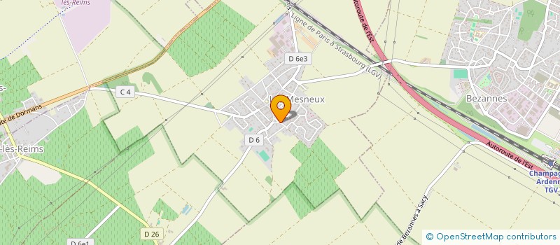 localisation de l'entreprise HORIZON  LES MESNEUX