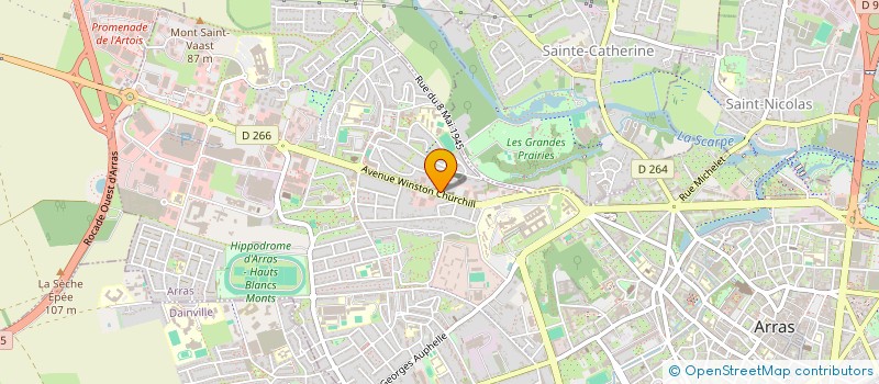 localisation de l'entreprise HORIZON à ARRAS