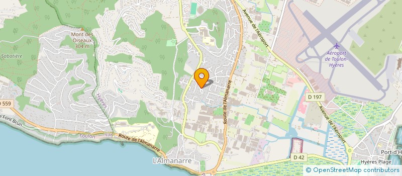 localisation de l'entreprise HORIZON  HYERES