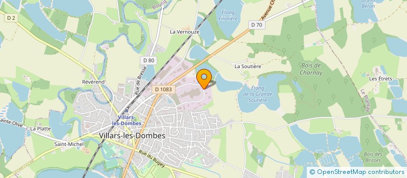 localisation de l'entreprise HORIZON à VILLARS-LES-DOMBES