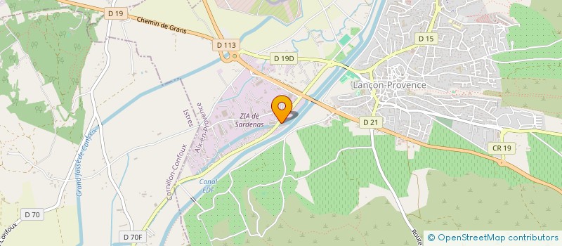 localisation de l'entreprise HORIZON à LANCON-PROVENCE