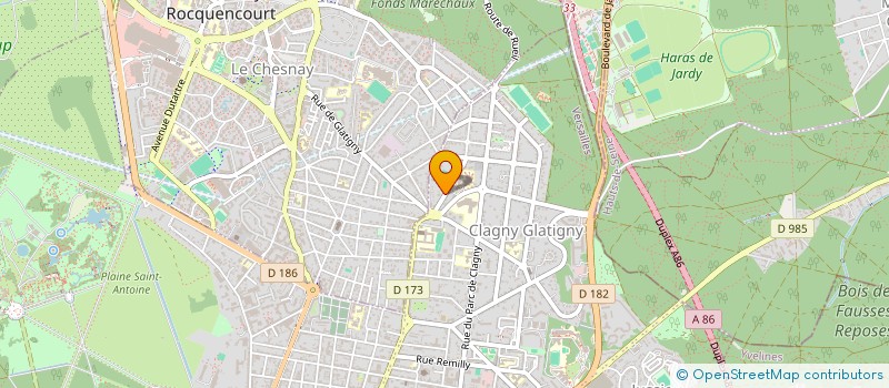 localisation de l'entreprise HORIZON 78  LE CHESNAY-ROCQUENCOURT