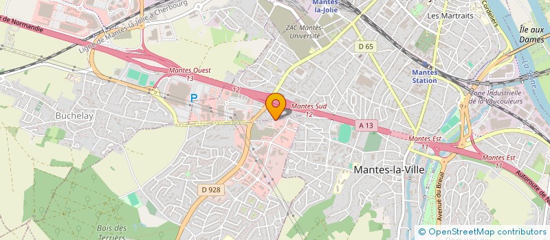 localisation de l'entreprise HORIZON  MANTES-LA-VILLE