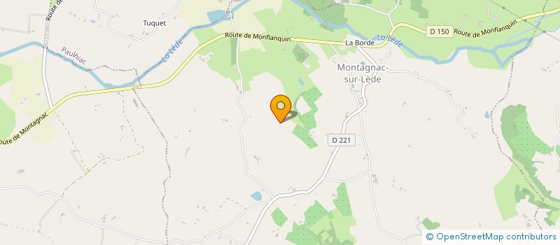 localisation de l'entreprise HORIZON  MONFLANQUIN