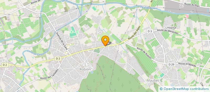 localisation de l'entreprise HORIZON 84 à ROBION