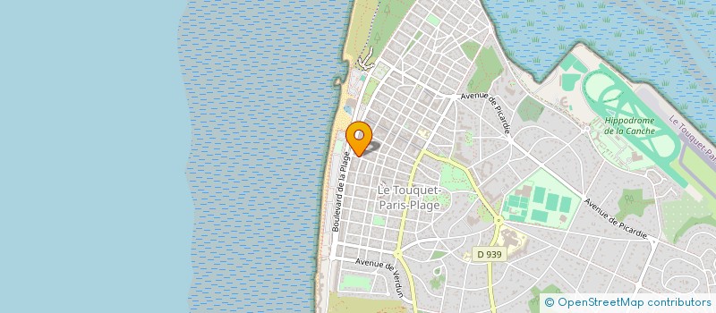 localisation de l'entreprise HORIZON à LE TOUQUET-PARIS-PLAGE