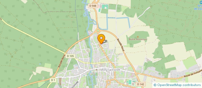 localisation de l'entreprise HORIZON  MILLY-LA-FORET