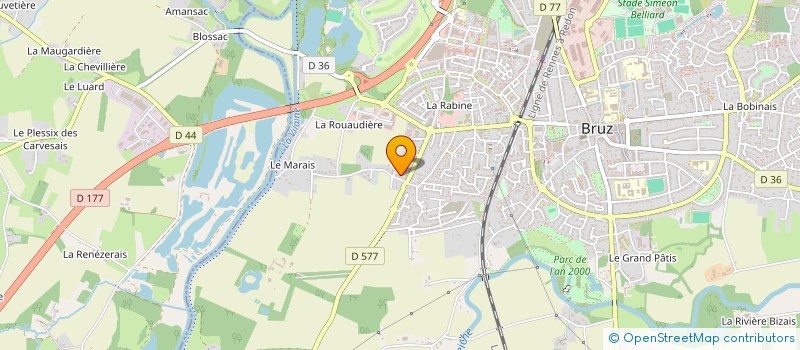 localisation de l'entreprise HORIZON  BRUZ