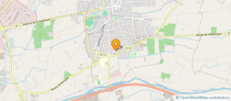 localisation de l'entreprise HORIZON à BOMPAS