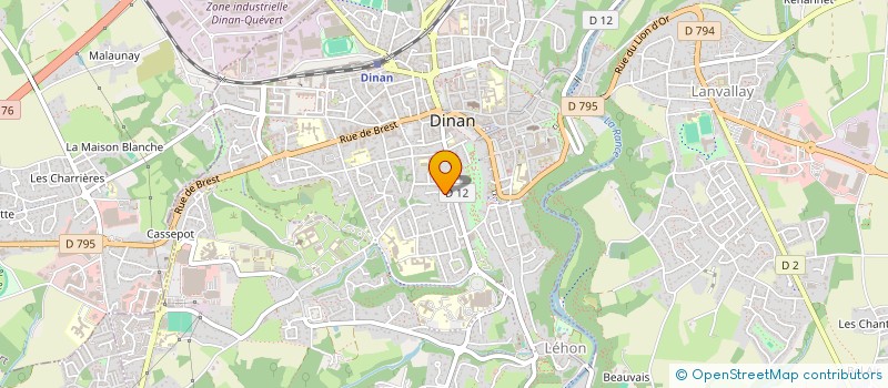 localisation de l'entreprise HORIZON  DINAN