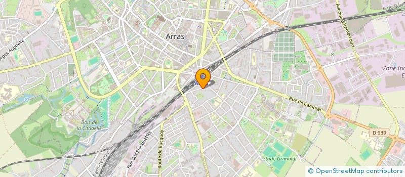 localisation de l'entreprise HORIZON à ARRAS