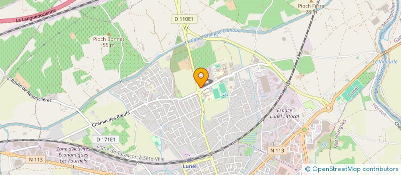 localisation de l'entreprise HORIZON à LUNEL