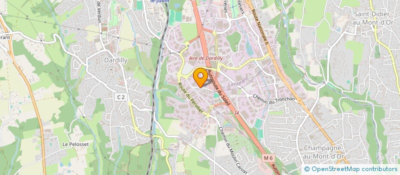 localisation de l'entreprise HORIZON  DARDILLY