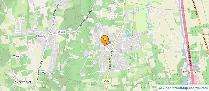 localisation de l'entreprise HORIZON  LUCENAY