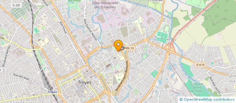 localisation de l'entreprise HORIZON à TROYES