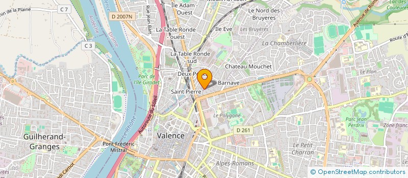 localisation de l'entreprise HORIZON  BOURG LES VALENCE