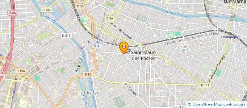 localisation de l'entreprise HORIZON à SAINT-MAUR-DES-FOSSES