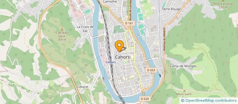 localisation de l'entreprise HORIZON  CAHORS