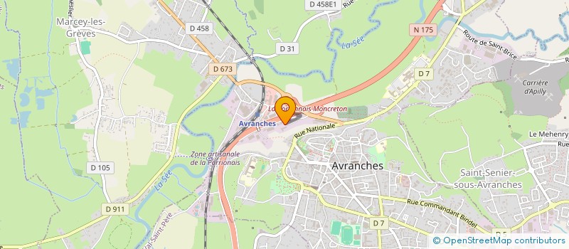 localisation de l'entreprise HORIZON  AVRANCHES