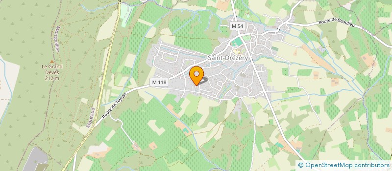 localisation de l'entreprise HORIZON  SAINT-DREZERY