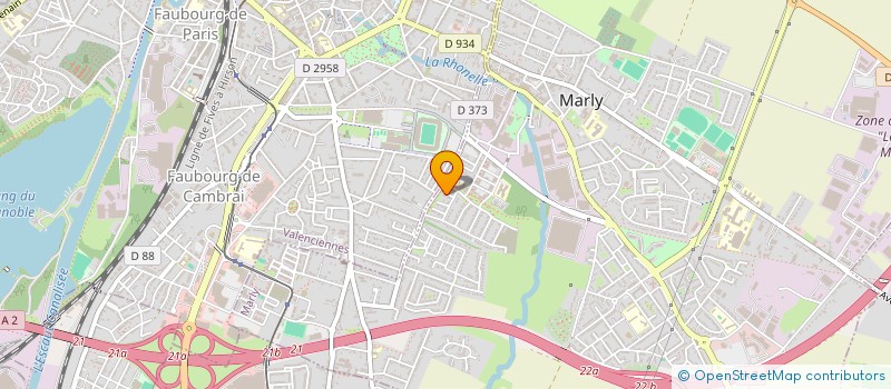 localisation de l'entreprise HORIZON  MARLY