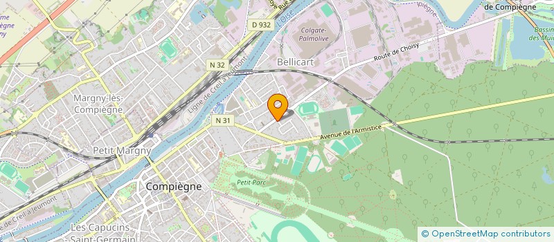 localisation de l'entreprise HORIZON  COMPIEGNE