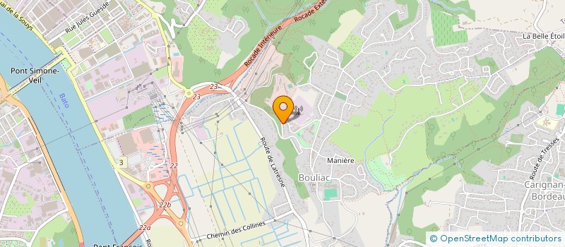 localisation de l'entreprise HORIZON  BOULIAC