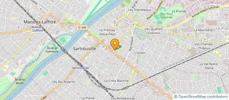 localisation de l'entreprise HORIZON  SARTROUVILLE