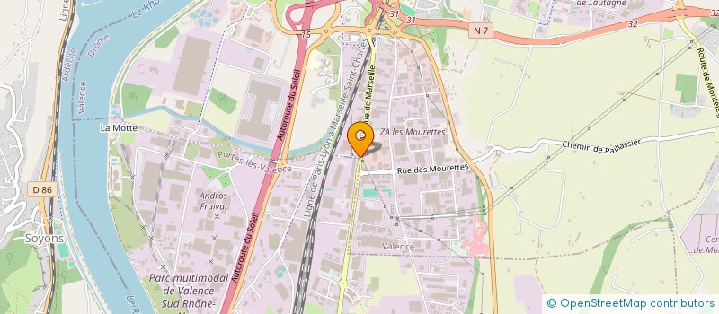 localisation de l'entreprise HORIZON  VALENCE