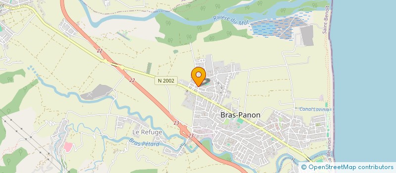 localisation de l'entreprise HORIZON  BRAS-PANON