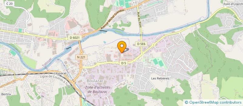 localisation de l'entreprise HORIZON ACCESSOIRES  BOULAZAC ISLE MANOIRE