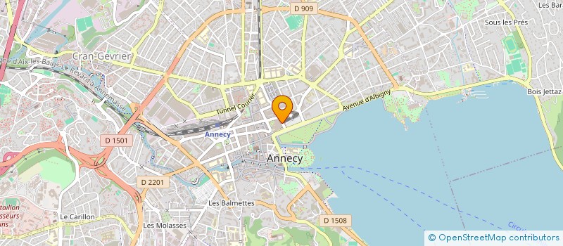 localisation de l'entreprise HORIZON AMENAGEMENT à ANNECY