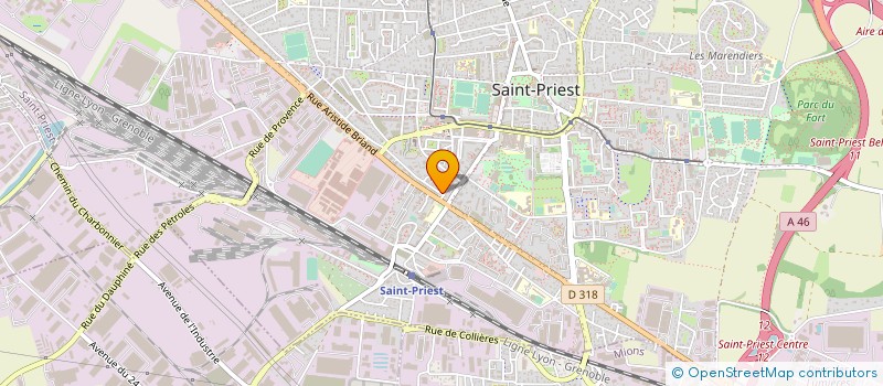 localisation de l'entreprise HORIZON ASS COMMERCANTS ARTISANTS  SAINT-PRIEST