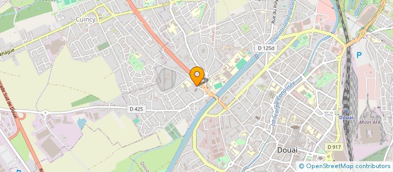 localisation de l'entreprise HORIZON ASSURANCES à DOUAI