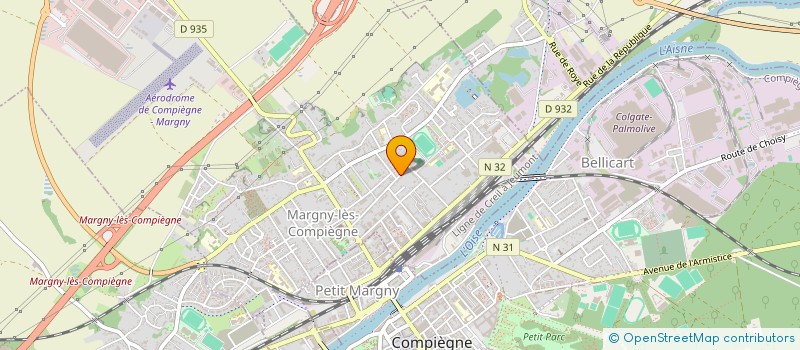 localisation de l'entreprise HORIZON AVENIR  MARGNY-LES-COMPIEGNE