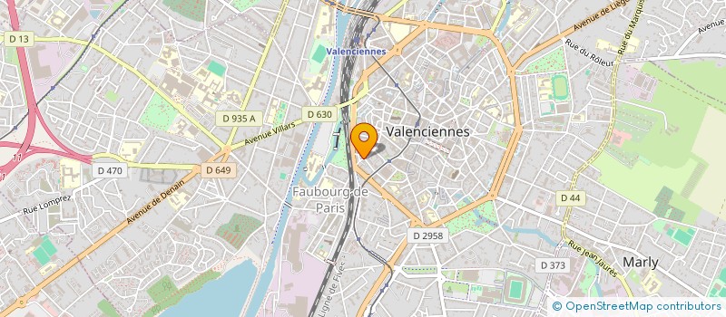 localisation de l'entreprise HORIZON AVOCATS à VALENCIENNES