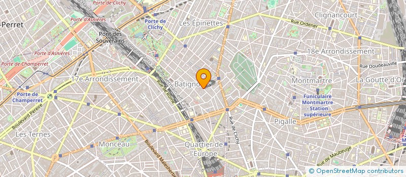 localisation de l'entreprise HORIZON AZUR à LEVALLOIS-PERRET