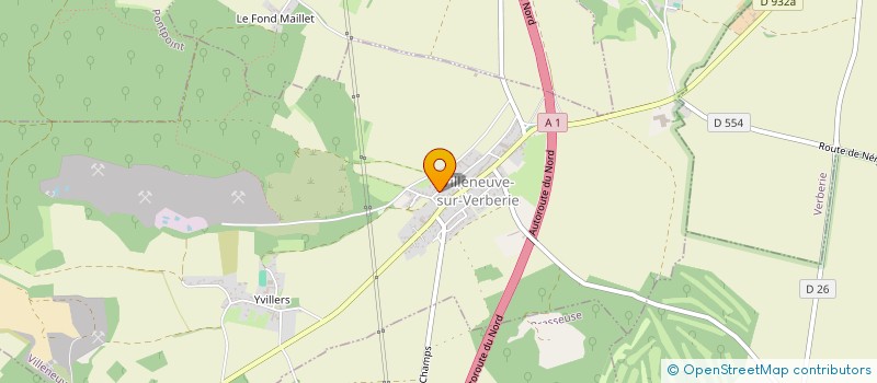 localisation de l'entreprise HORIZON BELVEDERE  VILLENEUVE-SUR-VERBERIE