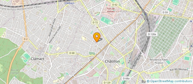 localisation de l'entreprise HORIZON BIO à CHATILLON