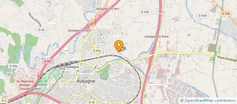 localisation de l'entreprise HORIZON BLEU  ROGNES