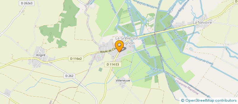 localisation de l'entreprise HORIZON BLEU  LA GREVE-SUR-MIGNON