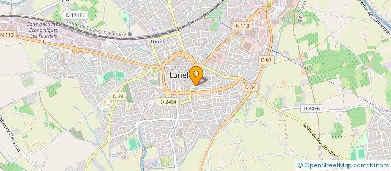 localisation de l'entreprise HORIZON BLEU PISCINE  LUNEL