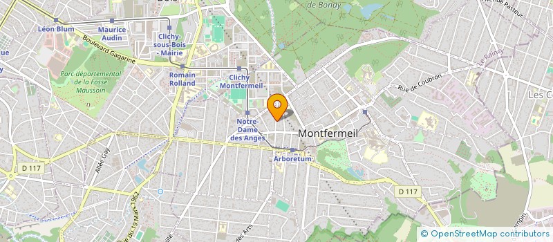 localisation de l'entreprise HORIZON BONHEUR  MONTFERMEIL