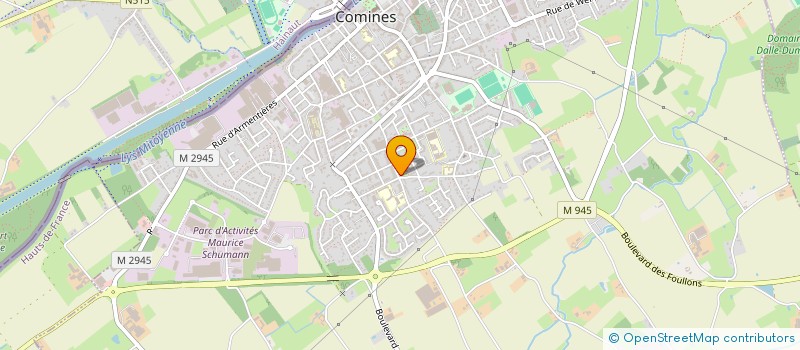 localisation de l'entreprise HORIZON CAPITAL  COMINES