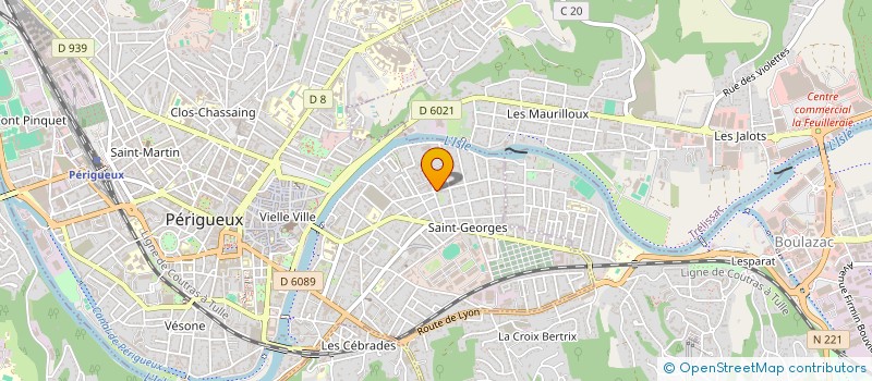 localisation de l'entreprise HORIZON CAPITAL DEVELOPPEMENT  PERIGUEUX