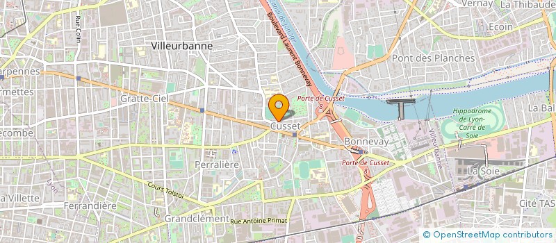 localisation de l'entreprise HORIZON CARRELAGE à VILLEURBANNE