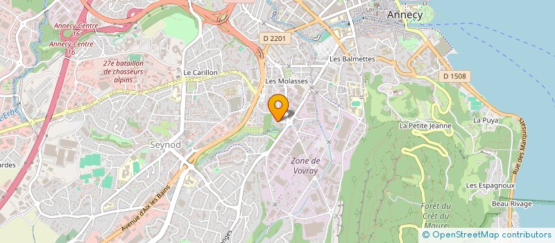 localisation de l'entreprise HORIZON CATALAN COUNTRY 74 à ANNECY